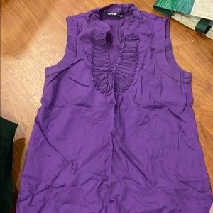 Apt 9 purple tank top size small
